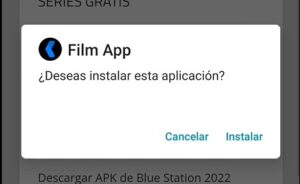 Deseas instalar la app